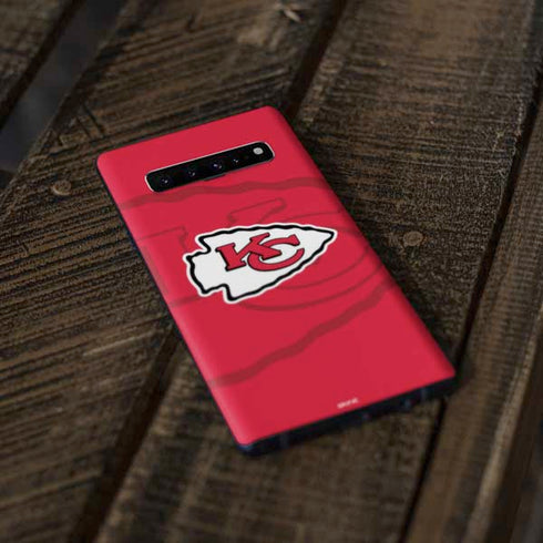 NFL Kansas City Chiefs Double Vision Galaxy S10 Skin