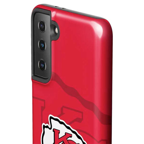 NFL Kansas City Chiefs Double Vision Galaxy S21 FE Pro Case