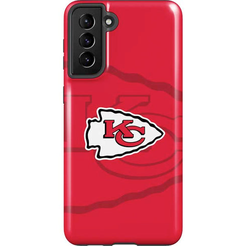 NFL Kansas City Chiefs Double Vision Galaxy S21 Plus 5G Pro Case