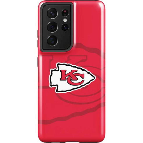 NFL Kansas City Chiefs Double Vision Galaxy S21 Ultra 5G Pro Case
