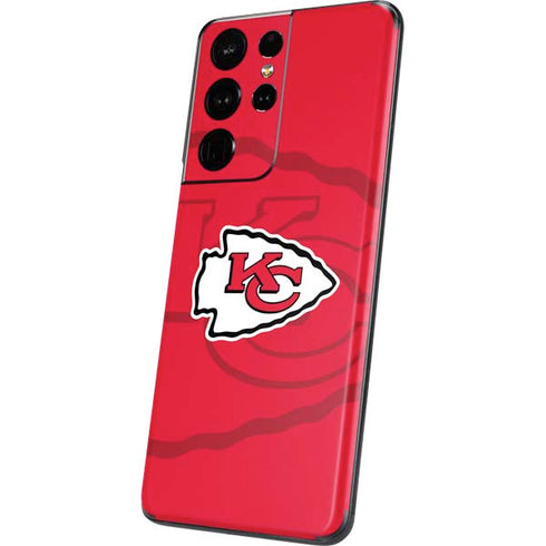 NFL Kansas City Chiefs Double Vision Galaxy S21 Ultra 5G Skin