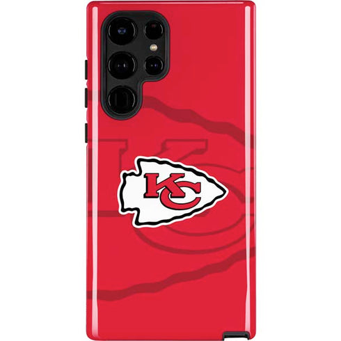 NFL Kansas City Chiefs Double Vision Galaxy S22 Ultra Pro Case