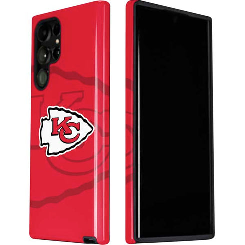 NFL Kansas City Chiefs Double Vision Galaxy S22 Ultra Pro Case