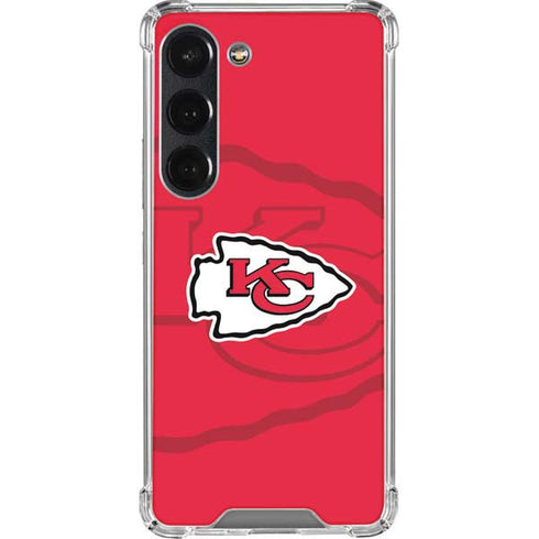 NFL Kansas City Chiefs Double Vision Galaxy S23 Clear Case
