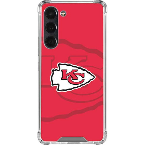 NFL Kansas City Chiefs Double Vision Galaxy S23 Plus Clear Case