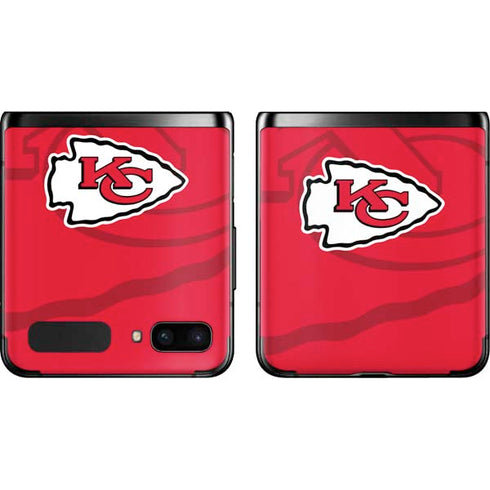 NFL Kansas City Chiefs Double Vision Galaxy Z Flip Skin