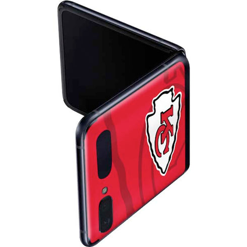 NFL Kansas City Chiefs Double Vision Galaxy Z Flip Skin