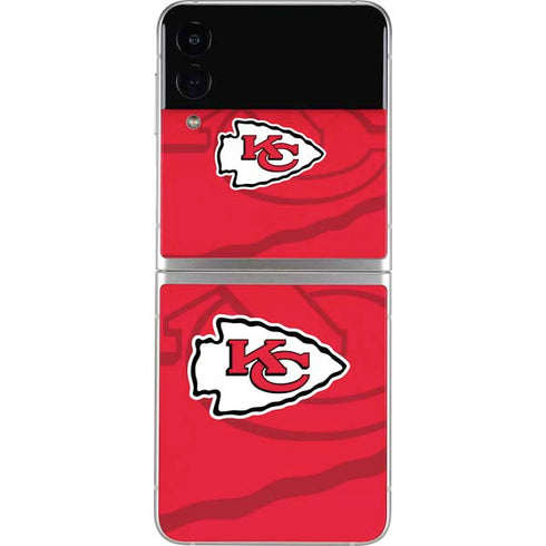 NFL Kansas City Chiefs Double Vision Galaxy Z Flip3 5G Skin