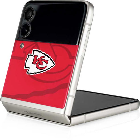 NFL Kansas City Chiefs Double Vision Galaxy Z Flip3 5G Skin
