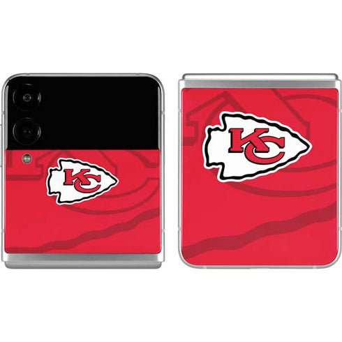 NFL Kansas City Chiefs Double Vision Galaxy Z Flip4 5G Skin