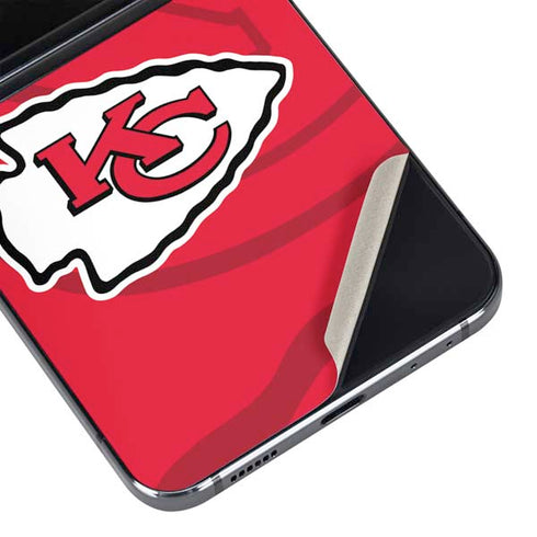 NFL Kansas City Chiefs Double Vision Galaxy Z Flip5 5G Skin