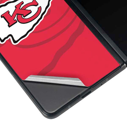 NFL Kansas City Chiefs Double Vision Galaxy Z Fold4 5G Skin