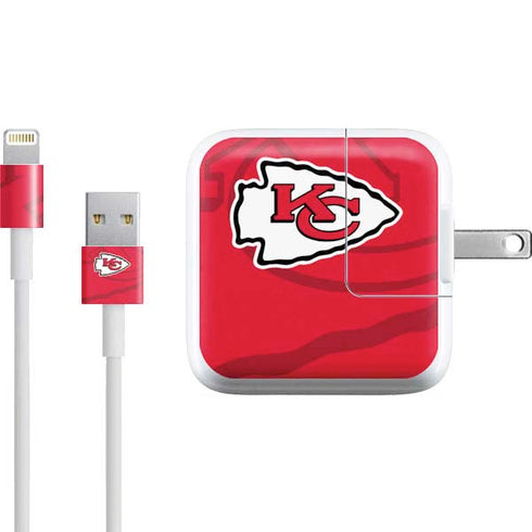 NFL Kansas City Chiefs Double Vision iPad Charger (10W USB) Skin