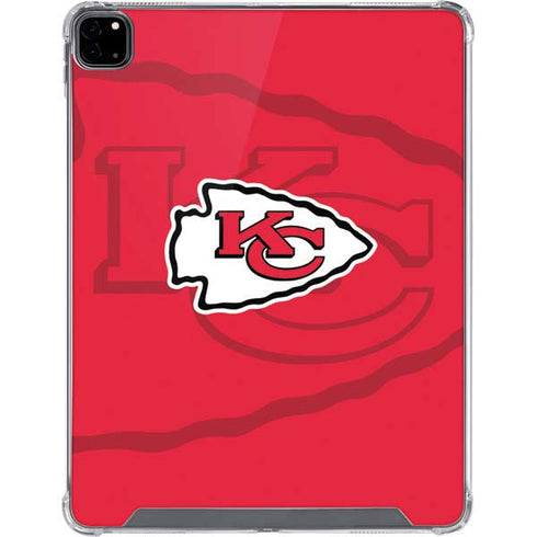 NFL Kansas City Chiefs Double Vision iPad Pro 12.9in (2020) Clear Case