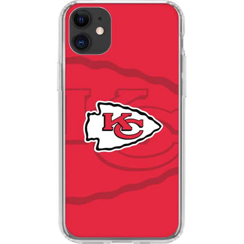 NFL Kansas City Chiefs Double Vision iPhone 11 Clear Case