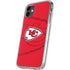 NFL Kansas City Chiefs Double Vision iPhone 11 Clear Case