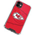 NFL Kansas City Chiefs Double Vision iPhone 12 Mini Clear Case