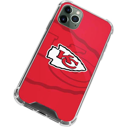 NFL Kansas City Chiefs Double Vision iPhone 12 Pro Clear Case