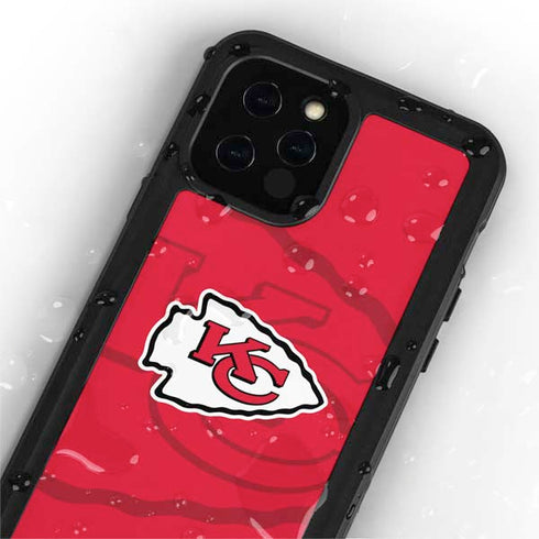 NFL Kansas City Chiefs Double Vision iPhone 12 Pro Waterproof Case