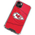 NFL Kansas City Chiefs Double Vision iPhone 13 Mini Clear Case