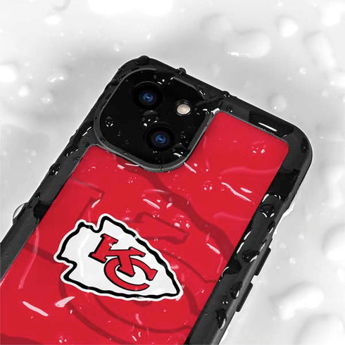 NFL Kansas City Chiefs Double Vision iPhone 13 Mini Waterproof Case