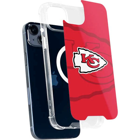 NFL Kansas City Chiefs Double Vision iPhone 15 Plus MagSafe Case