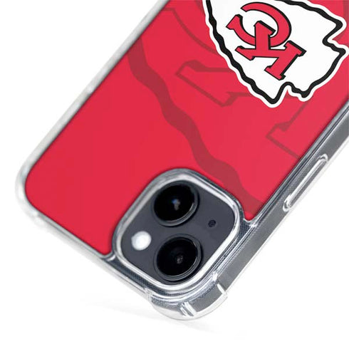 NFL Kansas City Chiefs Double Vision iPhone 15 Plus MagSafe Case