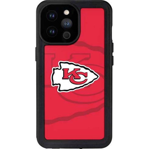 NFL Kansas City Chiefs Double Vision iPhone 14 Pro Max Waterproof Case