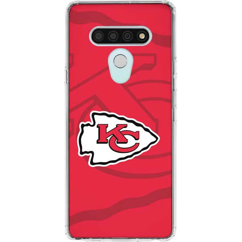 NFL Kansas City Chiefs Double Vision LG Stylo 6 Clear Case