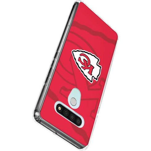 NFL Kansas City Chiefs Double Vision LG Stylo 6 Clear Case