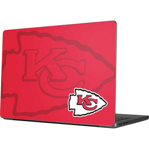 NFL Kansas City Chiefs Double Vision MacBook Pro 14in (2021-24) Skin