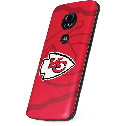 NFL Kansas City Chiefs Double Vision Moto E5 Play Skin