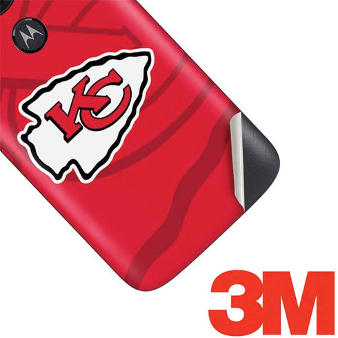 NFL Kansas City Chiefs Double Vision Moto E5 Play Skin