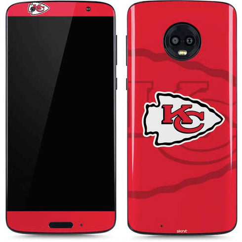NFL Kansas City Chiefs Double Vision Moto G6 Skin