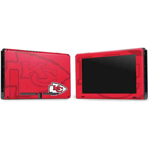 NFL Kansas City Chiefs Double Vision Nintendo Switch Bundle Skin