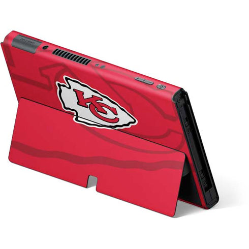 NFL Kansas City Chiefs Double Vision Nintendo Switch OLED (2021) Skin