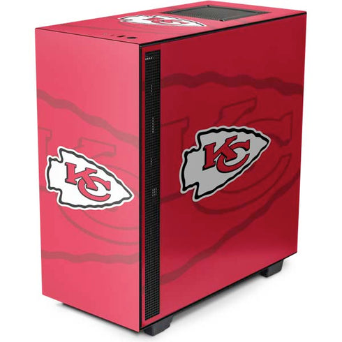 NFL Kansas City Chiefs Double Vision NZXT H510 Compact ATX Mid-Tower Case Skin