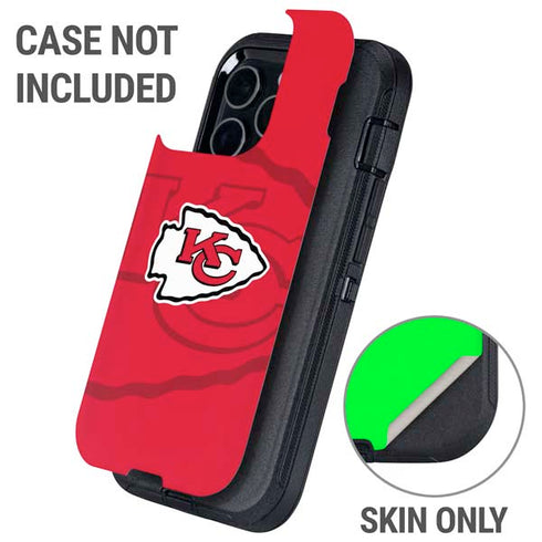 NFL Kansas City Chiefs Double Vision Otterbox Defender iPhone Skin