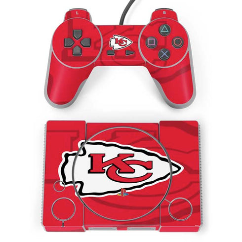 NFL Kansas City Chiefs Double Vision PlayStation Classic Bundle Skin