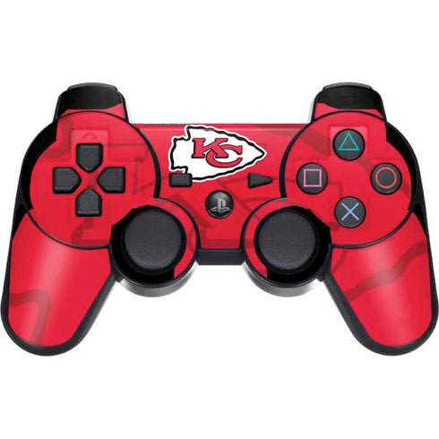 NFL Kansas City Chiefs Double Vision PS3 Dual Shock wireless controller Skin