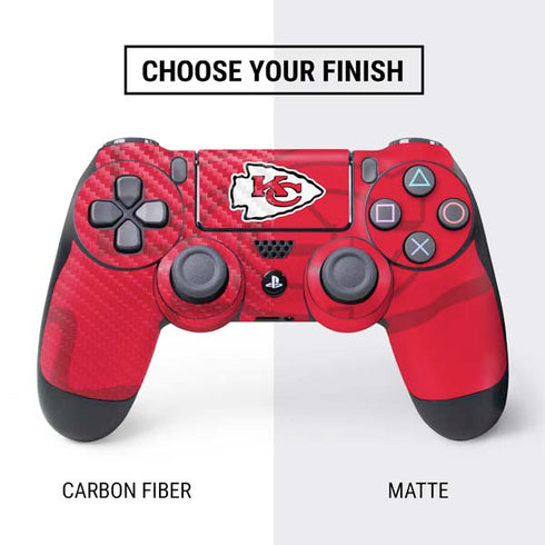 NFL Kansas City Chiefs Double Vision PS4 Controller Skin