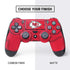 NFL Kansas City Chiefs Double Vision PS4 Controller Skin