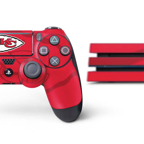 NFL Kansas City Chiefs Double Vision PS4 Pro Bundle Skin