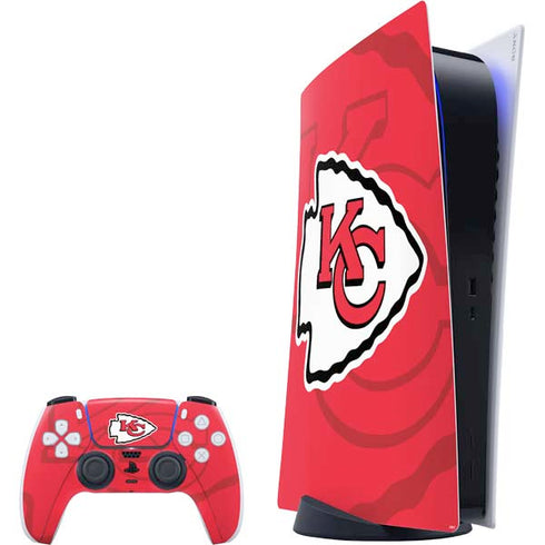 NFL Kansas City Chiefs Double Vision PS5 Digital Edition Bundle Skin