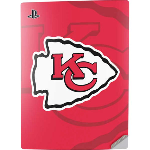 NFL Kansas City Chiefs Double Vision PS5 Digital Edition Console Skin