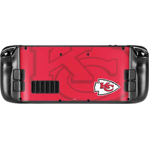 NFL Kansas City Chiefs Double Vision Steam Deck Handheld Gaming Computer Skin