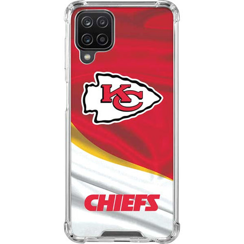 NFL Kansas City Chiefs Galaxy A12 Clear Case