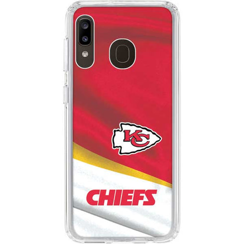 NFL Kansas City Chiefs Galaxy A20 Clear Case