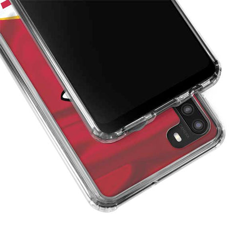 NFL Kansas City Chiefs Galaxy A21 Clear Case
