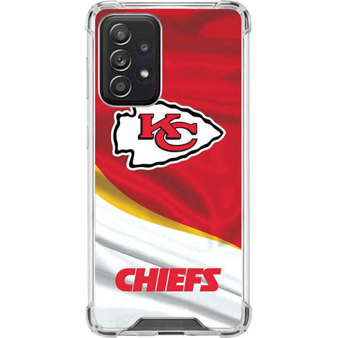 NFL Kansas City Chiefs Galaxy A52 5G Clear Case